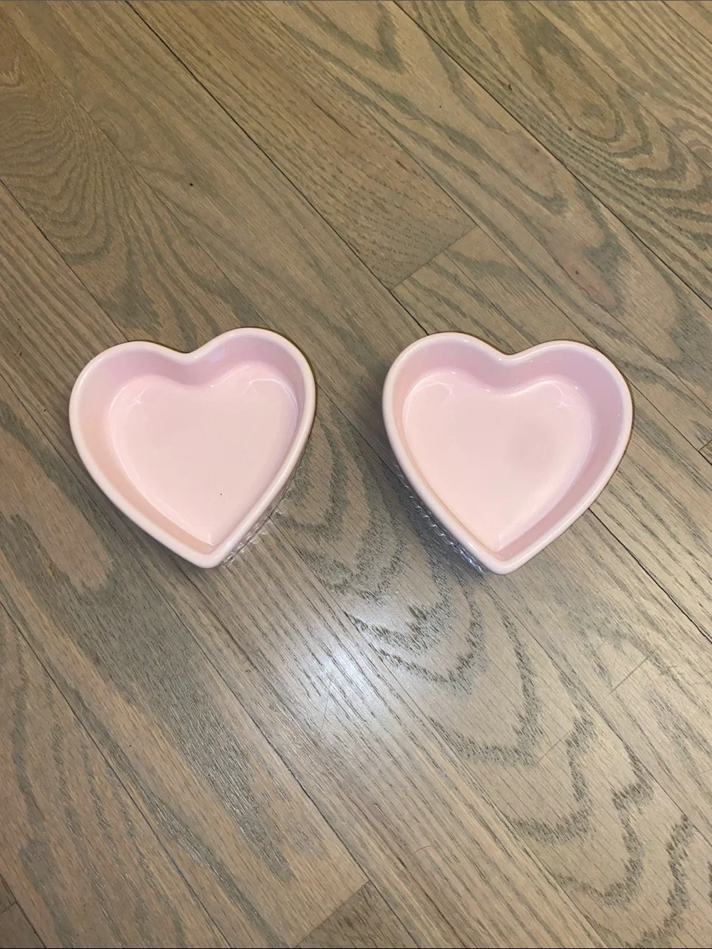 Pink Heart Ceramic Set - Pair